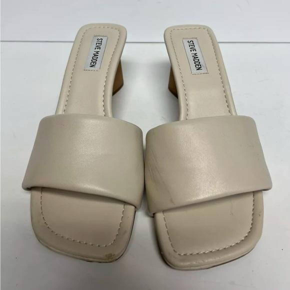 Steve Madden Womens Saged Sandal Leather Size 8.5 M